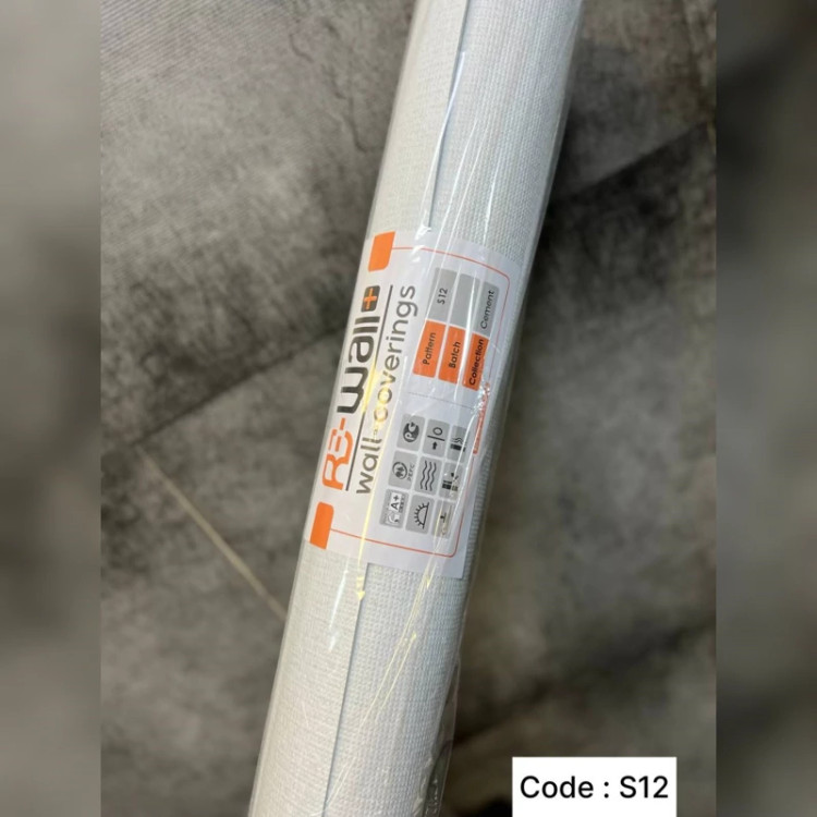 دیوارپوش رولی ریوال پلاس کد C12 ابعاد 68cmدر3متر (پسکرایه)