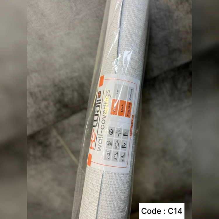 دیوارپوش رولی ریوال پلاس کد C14 ابعاد 68cmدر3متر (پسکرایه)