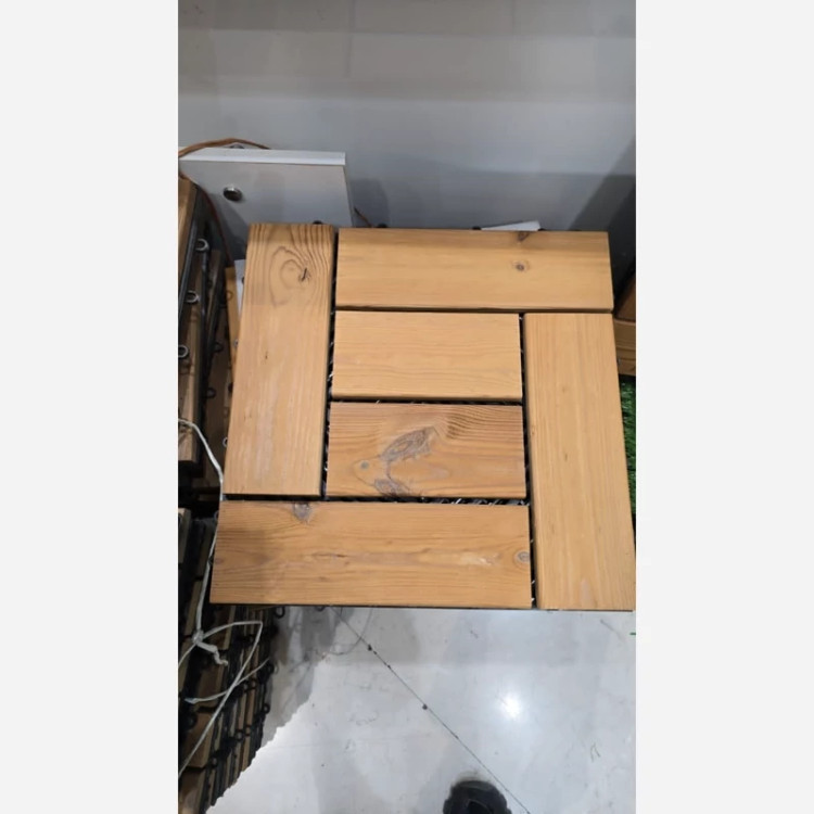 تایل چوب ترموود فنلاندی (درجه1) ابعاد40در40 cm پنج تکه ای کد 05 (پس کرایه)