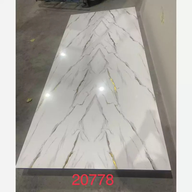 ماربل شیت طلاکوب کد 20778 ابعاد 122در280 cm ضخامت 2.5میل (پسکرایه)