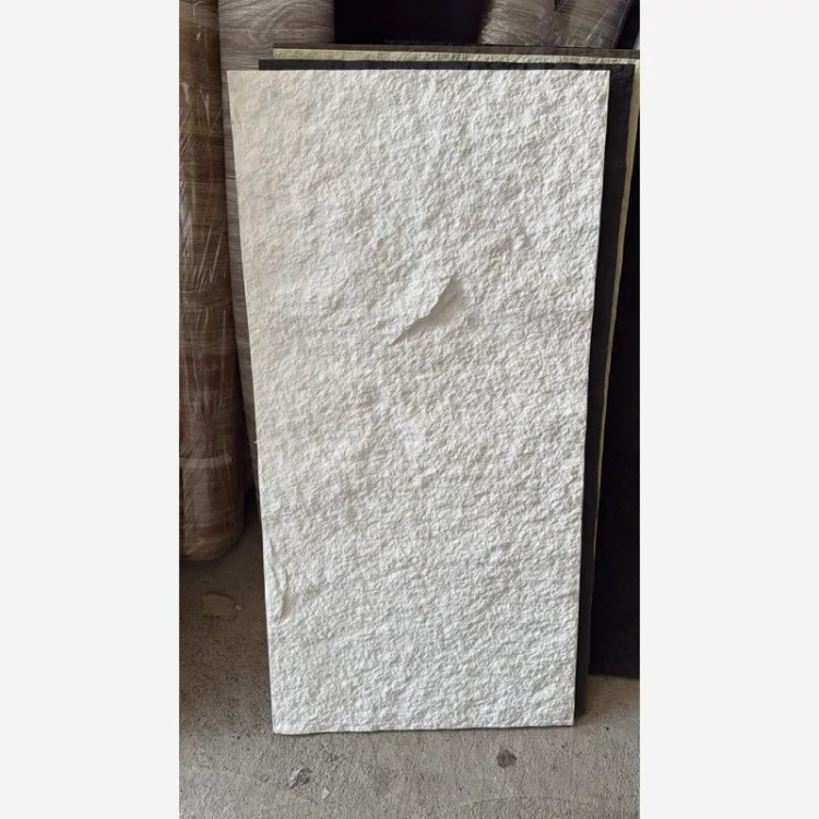 پنل صخره ای سفید ابعاد 60در120 cm ضخامت 13میل (پس کرایه)