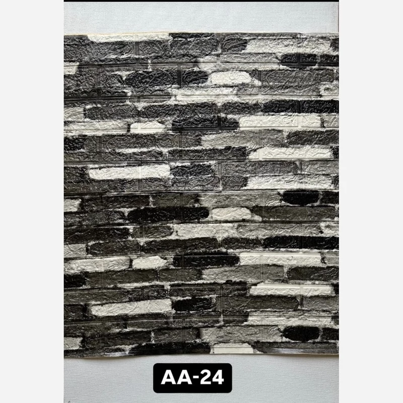 دیوارپوش فومی پشت چسبدار وارداتی کد AA-24 ابعاد70در70 cm ضخامت 5میل (پس کرایه)