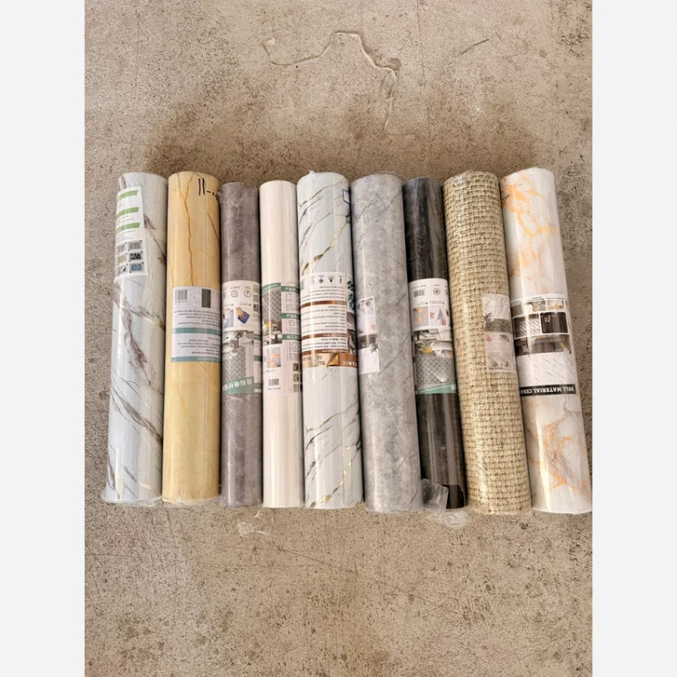 ماربل شیت رولی پشت چسبدار ابعاد 60cmدر3m ضخامت 3میل (پس کرایه)