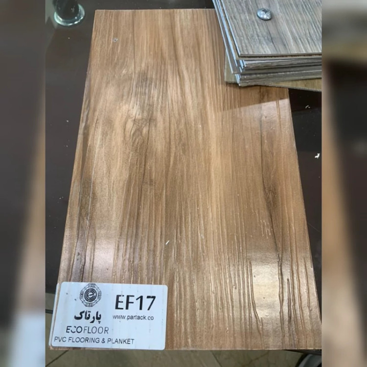 کفپوش PVCپشت چسبدار کد EF17 ابعاد 18در120 cm، ضخامت 2میل بسته شامل 3متر و88 سانتی مترمربع (پس کرایه)