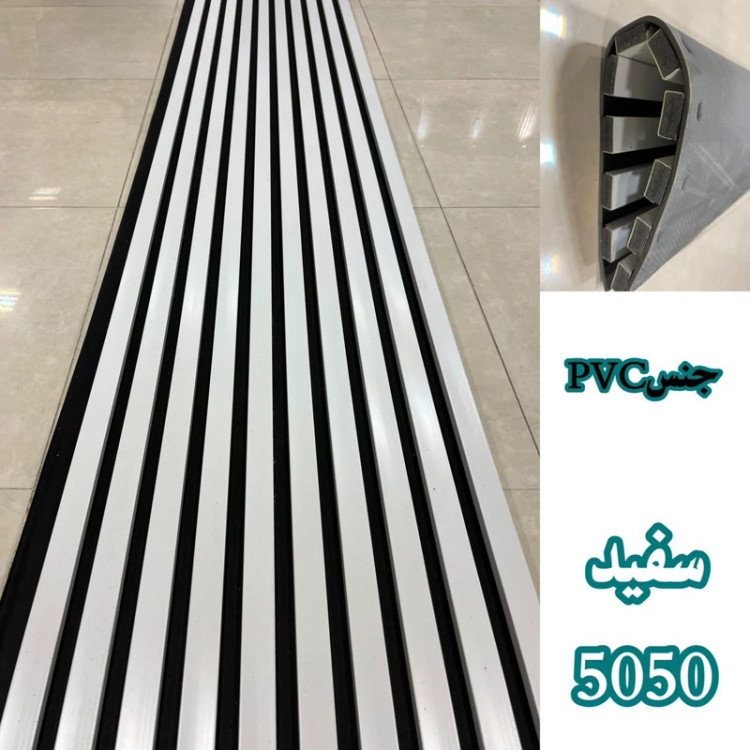 ترمووال فوم پنل ضدآب سفید کد 5050، مغز PVC ابعاد50در280 cm (ارسال با باربری) (پس کرایه)