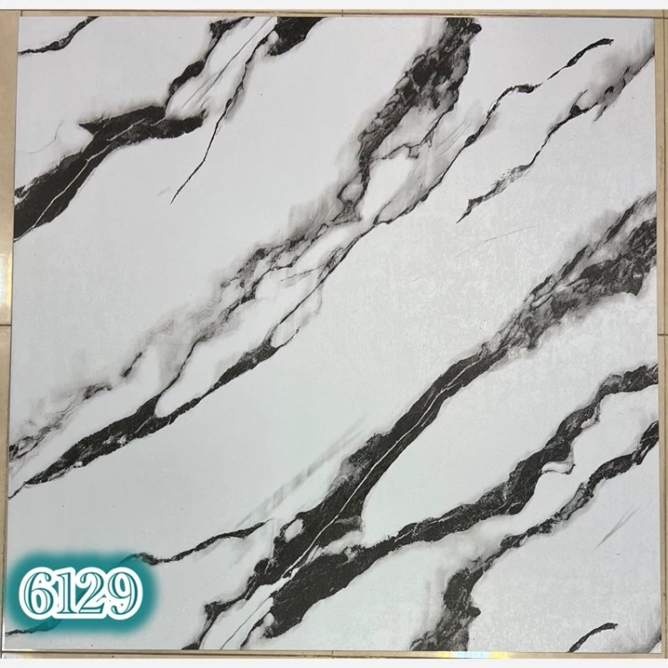 کفپوش PVC پرتردد کد 6129 طرح ماربل ابعاد 120در120 cm، ضخامت 2میل (نصب با چسب جداگانه) (پس کرایه)