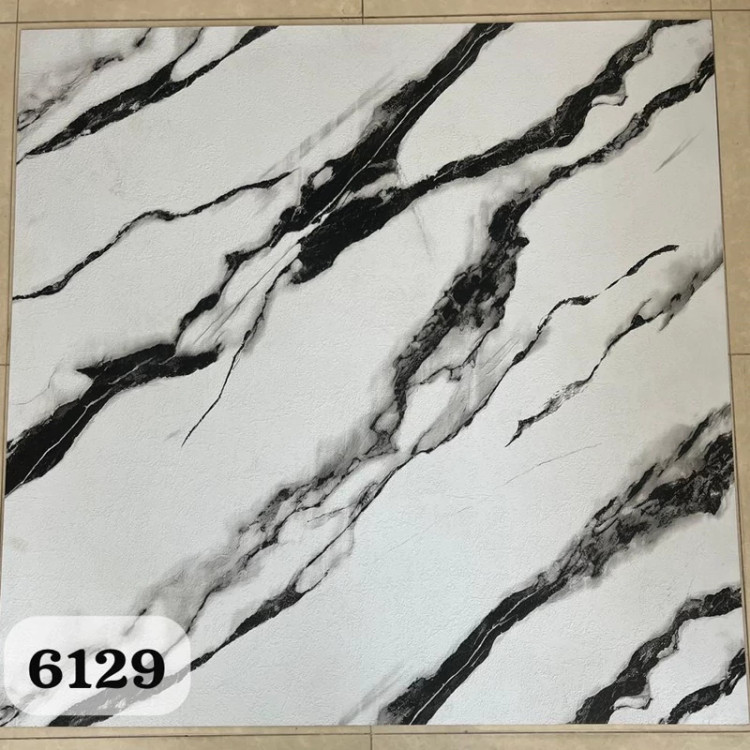 کفپوش PVC پرتردد کد 6129 طرح ماربل ابعاد 120در120 cm، ضخامت 2میل (نصب با چسب جداگانه) (پس کرایه)