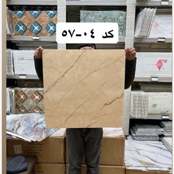 دیوار پوش فوم ماربل کد 04-57 ماربلشیت پشت چسبدار 60در60 (پسکرایه)