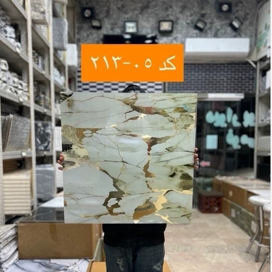 دیوار پوش فوم ماربل کد 05-213 ماربلشیت پشت چسبدار 60در60 (پسکرایه)