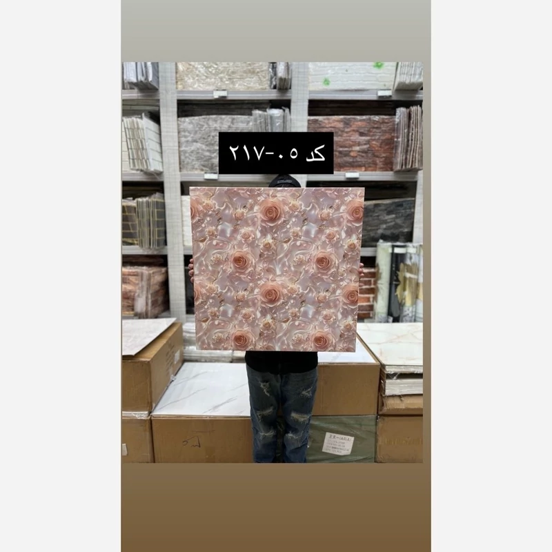 دیوار پوش فوم ماربل کد 05-217 پشت چسبدار(سطح صاف) 60در60 cm ضخامت 2میل (پسکرایه)