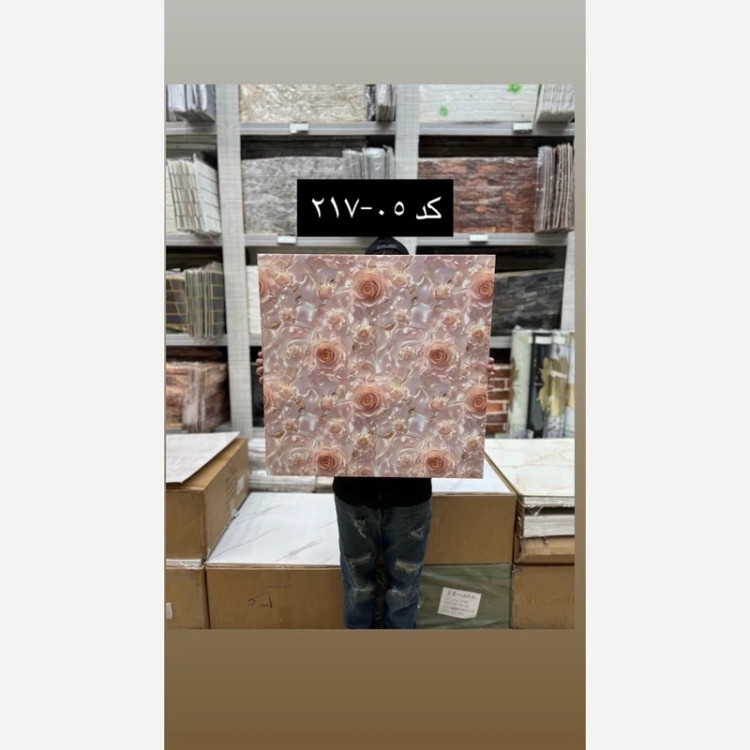 دیوار پوش فوم ماربل کد 05-217 پشت چسبدار(سطح صاف) 60در60 cm ضخامت 2میل (پسکرایه)