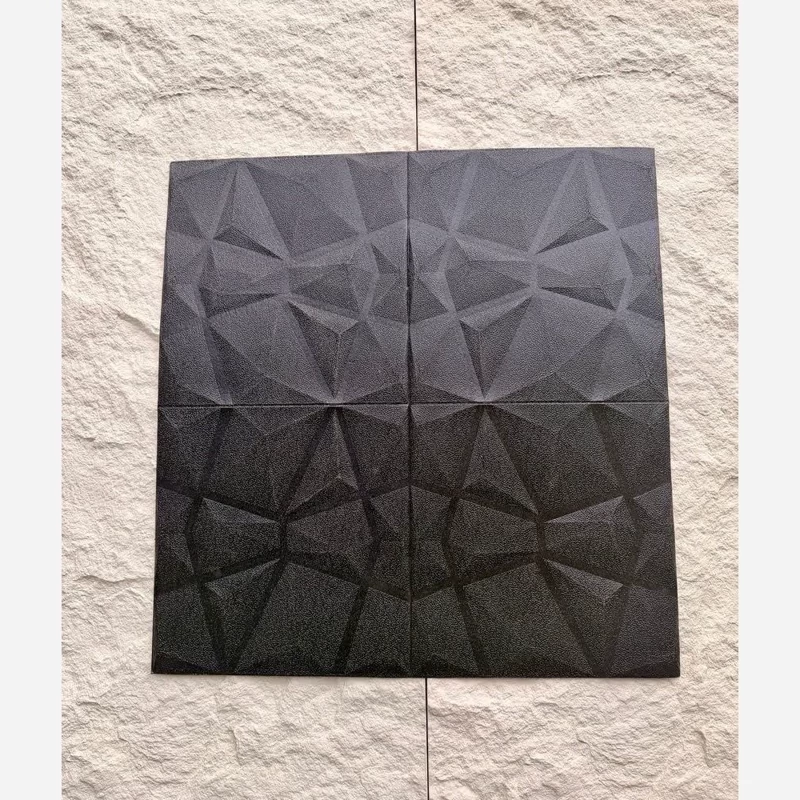 دیوارپوش فومی پشت چسبدار وارداتی کریستالی مشکی ابعاد 70در70 cm ضخامت 8میل (پس کرایه)