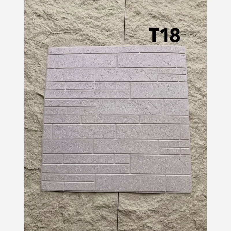 دیوارپوش فومی پشت چسبدار وارداتی کد T18 ابعاد 70در70 cm ضخامت 6میل (پس کرایه)