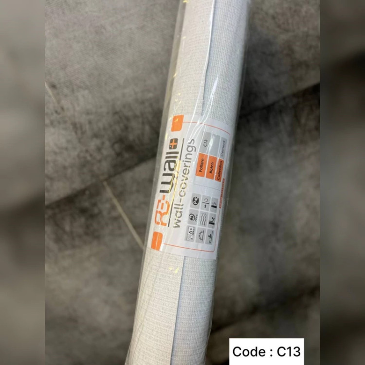 دیوارپوش رولی ریوال پلاس کد C13 ابعاد 68cmدر3متر (پسکرایه)