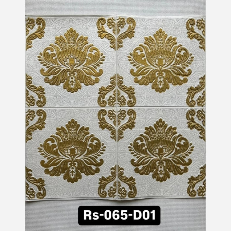 دیوارپوش فومی پشت چسبدار (کد Rs065-D01) ابعاد 70در70 cm ضخامت 4میل (پس کرایه)