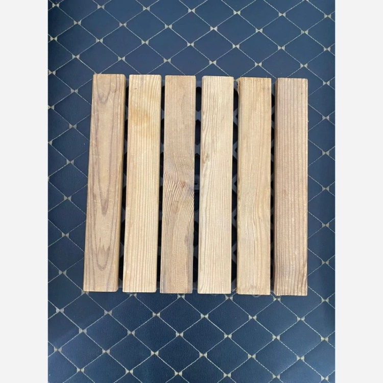 تایل چوب ترموود 19میل 6تیکه ابعاد 30در30 ضدآب (پسکرایه)