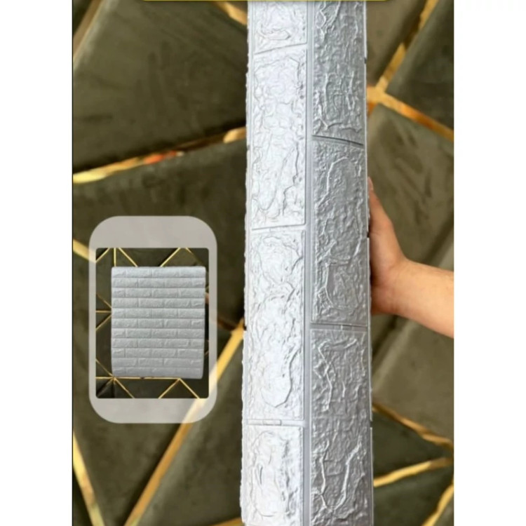 دیوارپوش رولی فومی آجری 70در280 cm عمده (پسکرایه)