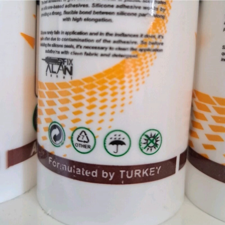 کارتون 24عددی چسب ماستیک ماربل شیت و ترمووال مدل ALAN FIX 500 چسبندگی قوی و ضدآب و درزگیر (پسکرایه)