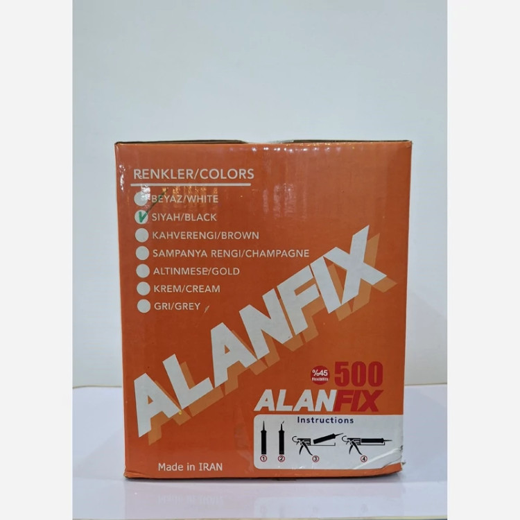 کارتون 24عددی چسب ماستیک ماربل شیت و ترمووال مدل ALAN FIX 500 چسبندگی قوی و ضدآب و درزگیر (پسکرایه)