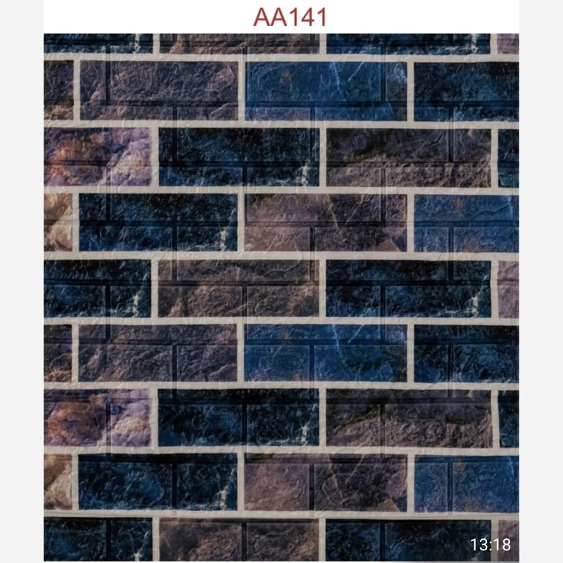 دیوارپوش فومی پشت چسبدار  وارداتی کد AA-141 ابعاد 70در77 cm ضخامت 5میل (پس کرایه)