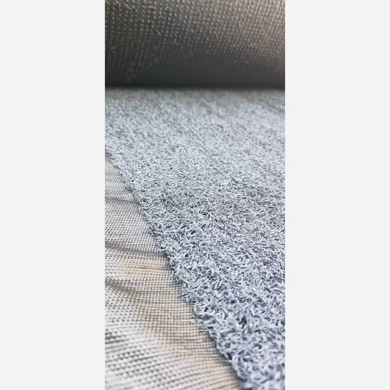 چمن مصنوعی رنگی طوسی فِر 15میل تراکم 20000 بکینگ دولایه قوی(پسکرایه)