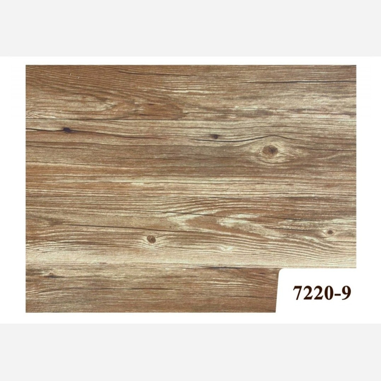 کارتون کفپوش PVC طرح چوب بدون چسب کد 9-7220 (پسکرایه)