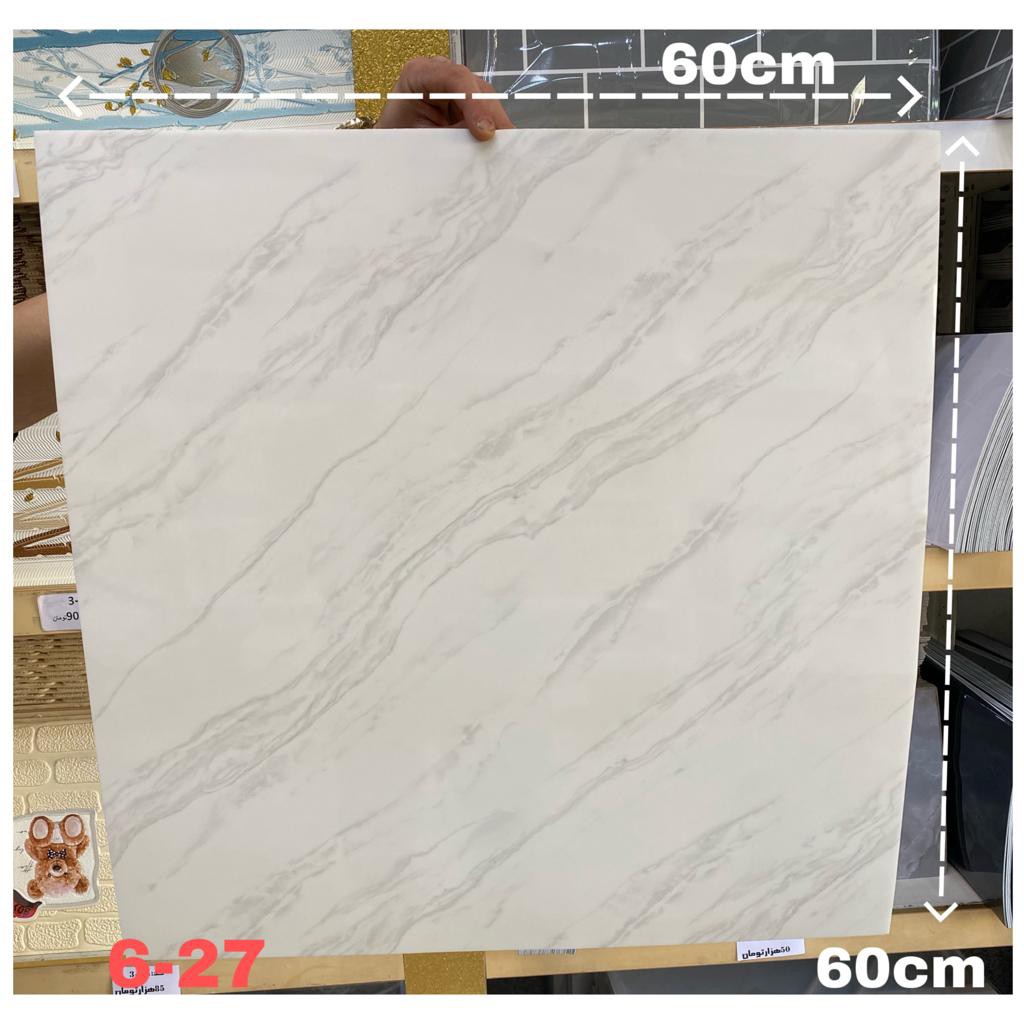 فوم ماربل کد 27-6 پشت چسبدار(سطح صاف) 60در60 cm ضخامت 2میل (پس کرایه)