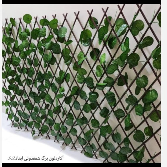 پنل حصار آکاردئونی برگ شمعدانی ابعاد 1در2متر شاسی PVC(پسکرایه)