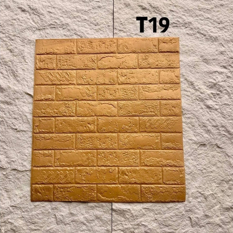 دیوارپوش فومی پشت چسبدار وارداتی کد T19 ابعاد 70در77 cm ضخامت 6میل (پسکرایه)