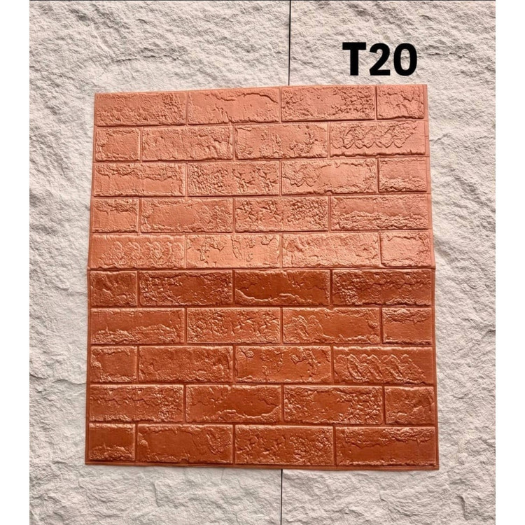 دیوارپوش فومی پشت چسبدار وارداتی کد T20 ابعاد 70در77 cm ضخامت 6میل (پسکرایه)