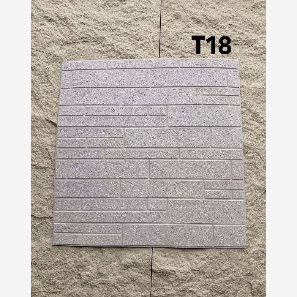دیوارپوش فومی پشت چسبدار وارداتی کد T18 ابعاد 70در70 cm ضخامت 6میل (پس کرایه)