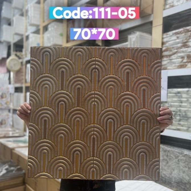 دیوارپوش فومی پشت چسبدار وارداتی کد 05-111 ابعاد70در70 ضخامت 5میل (پسکرایه)