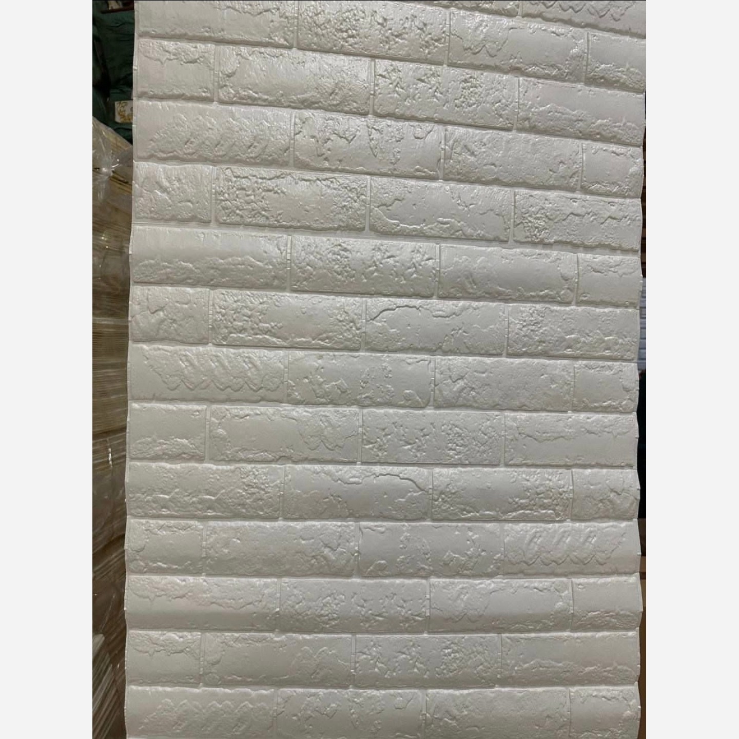 دیوارپوش رولی فومی آجری قفقازی بدون چسب 70در280 cm ضخامت 4.5میل (پسکرایه)