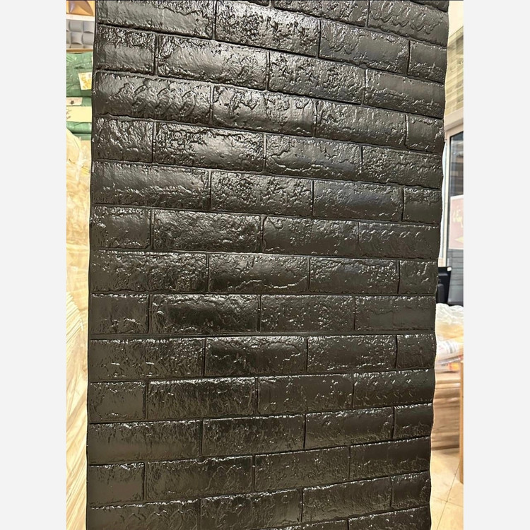 دیوارپوش رولی فومی آجری قفقازی بدون چسب 70در280 cm ضخامت 4.5میل (پسکرایه)