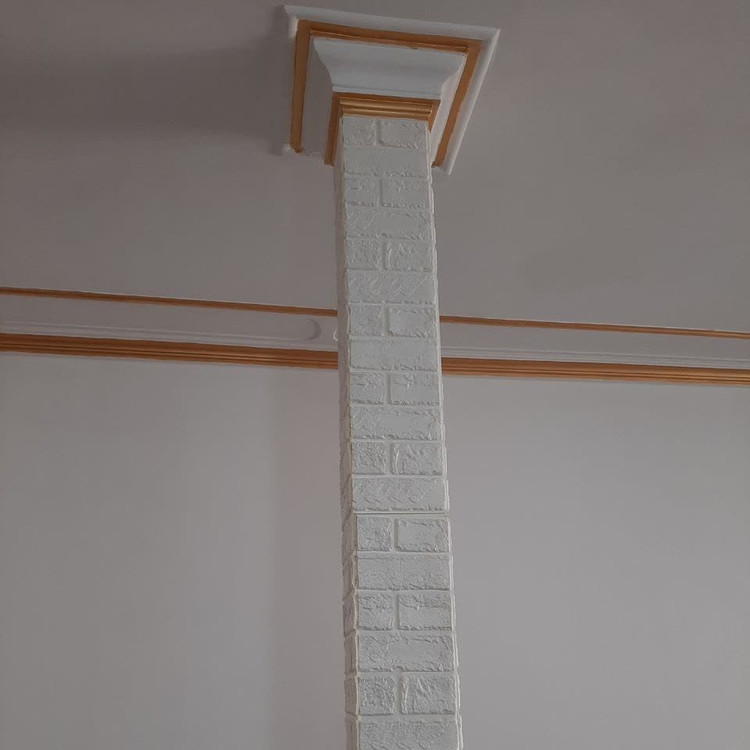 دیوارپوش فومی پشت چسبدار آجربهمنی وارداتی 70در77 cm، ضخامت 8میل (پس کرایه)