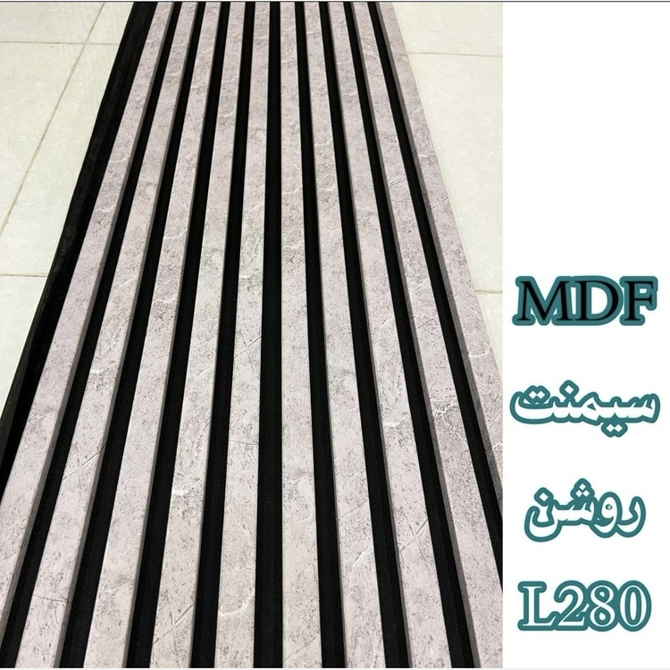 ترمووال فوم پنل سیمنت روشن کد L280، مغزMDF روکش PVC ابعاد50در280 cm (ارسال با باربری) (پس کرایه)