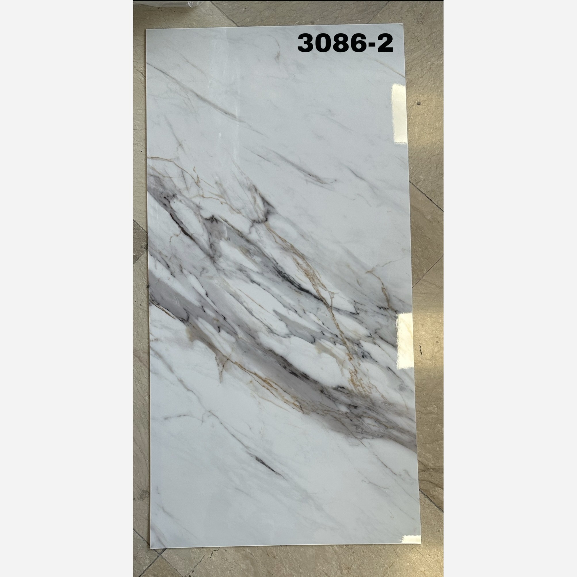 ماربل شیت کد 2-3086 ابعاد60در120 cm ضخامت 2.5میل (پس کرایه)