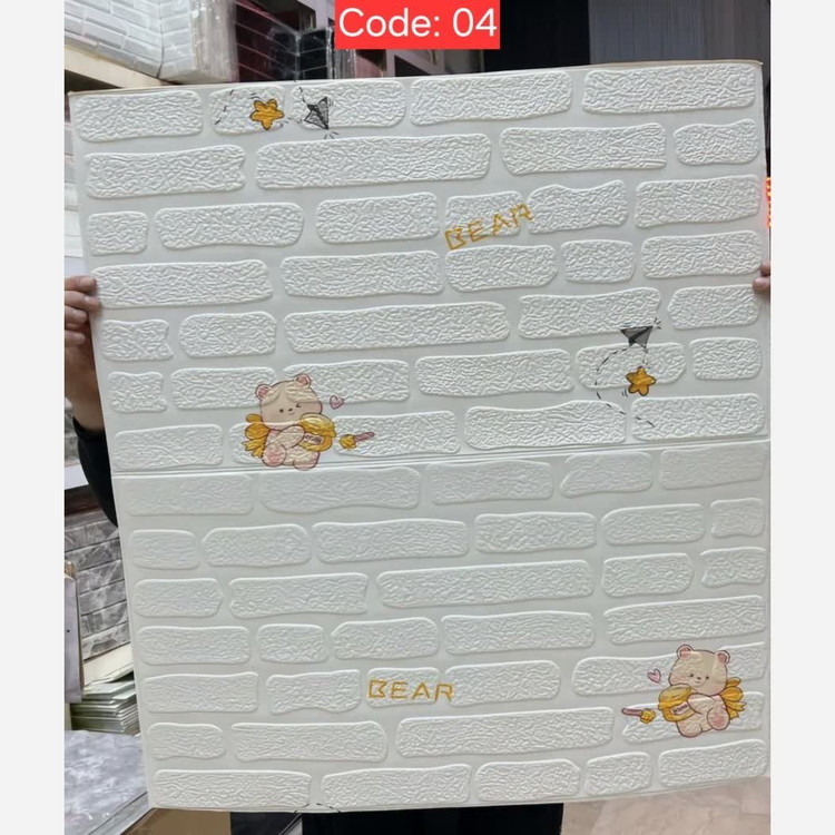 7طرح دیوارپوش فومی اتاق کودک ابعاد70در70 cm ضخامت 5میل (پس کرایه)