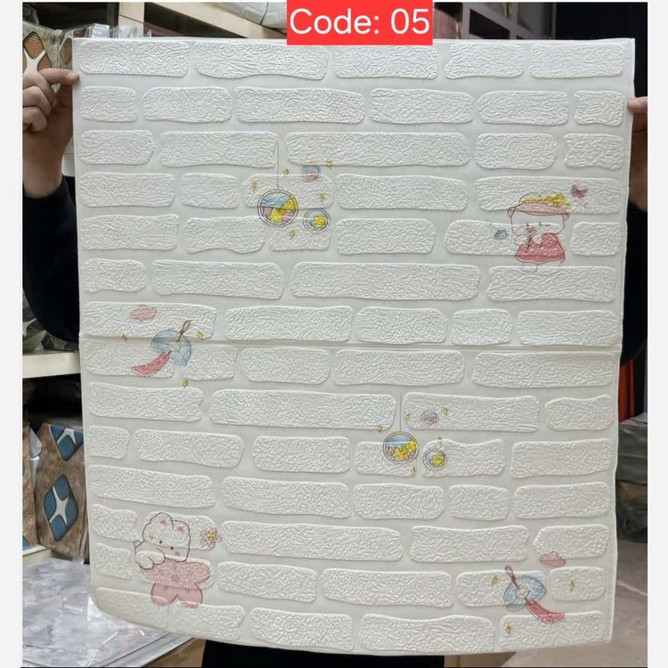 7طرح دیوارپوش فومی اتاق کودک ابعاد70در70 cm ضخامت 5میل (پس کرایه)