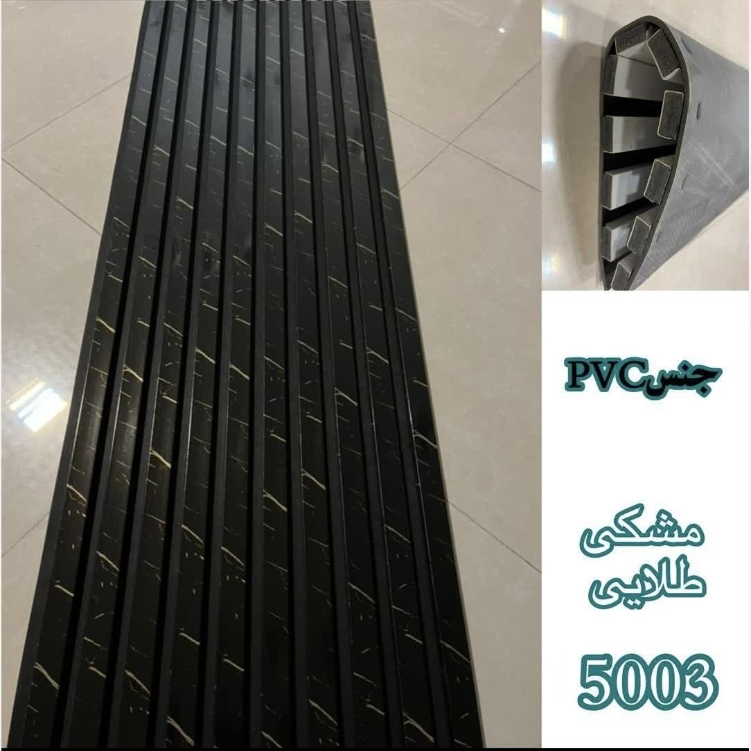ترمووال فوم پنل ضدآب مشکی طلایی کد 5003 مغزPVC ابعاد50در280 cm (ارسال با باربری و پسکرایه)