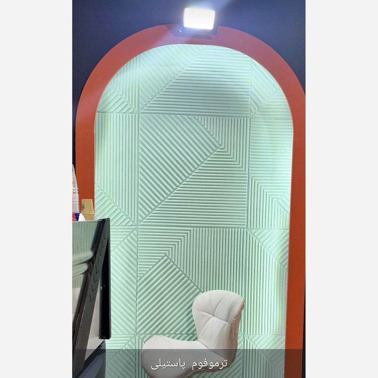دیوارپوش فومی پشت چسبدار ترموفوم ابعاد70در70 cm ضخامت 7میل (پسکرایه)