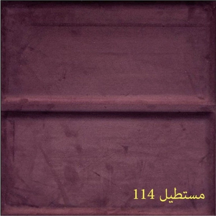 دیوارپوش لمسه مخملی پشت چسبدار مستطیل ابعاد 47در47 cm،ضخامت 20میل، 16رنگ (پس کرایه)