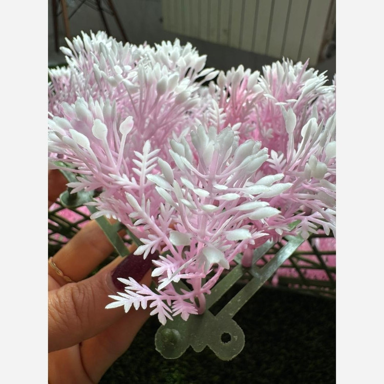 گرین وال (دیوار سبز) مینا صورتی سفید 50در50 cm (پس کرایه)