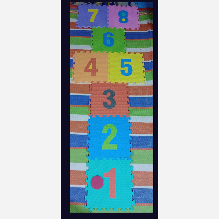 کفپوش تاتامی لی لی کودک ابعاد 33در33 cm بسته 9تایی (پسکرایه)