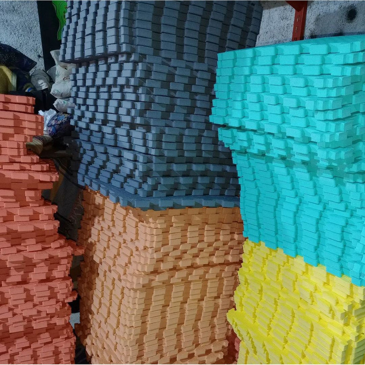 کفپوش تاتامی کودک ابعاد 33در33 cm (مدل میوه ای) بسته 9تایی جمعاً یک مترمربع (پس کرایه)