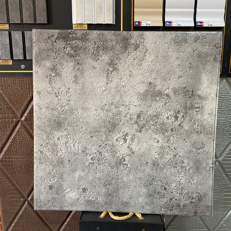 دیوارپوش فومی پشت چسبدار پتینه سیمانی 70در70 cm ضخامت 7میل (پسکرایه)