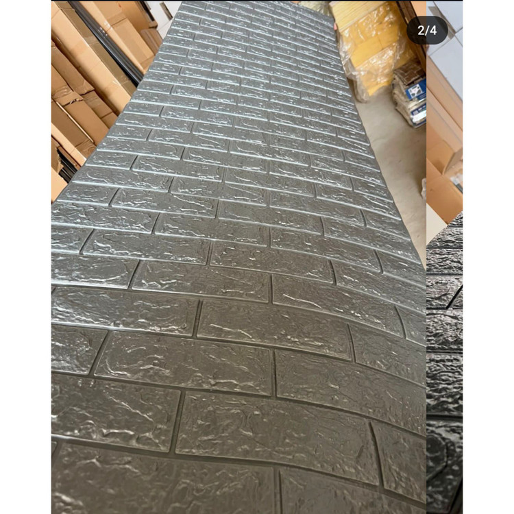 دیوارپوش رولی فومی آجری مانارول بدون چسب 70در280 cm ضخامت 4.5میل (پسکرایه)