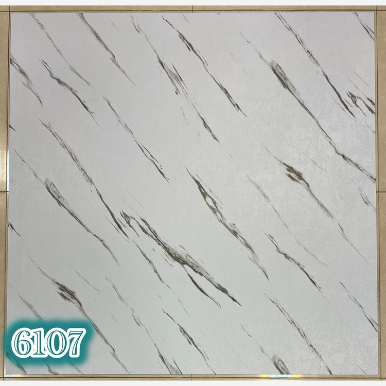 کفپوش PVC پرتردد کد 6107 طرح ماربل ابعاد 120در120 cm، ضخامت 2 میل(نصب با چسب جداگانه) (پس کرایه)