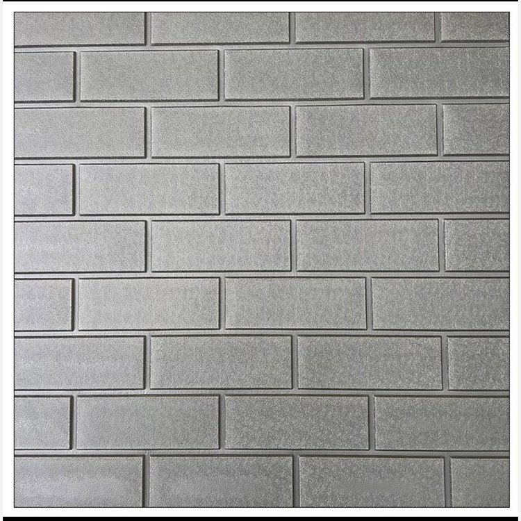 دیوارپوش فومی پشت چسبدار آجری تخت 70در70 cm ضخامت 6میل (پس کرایه)