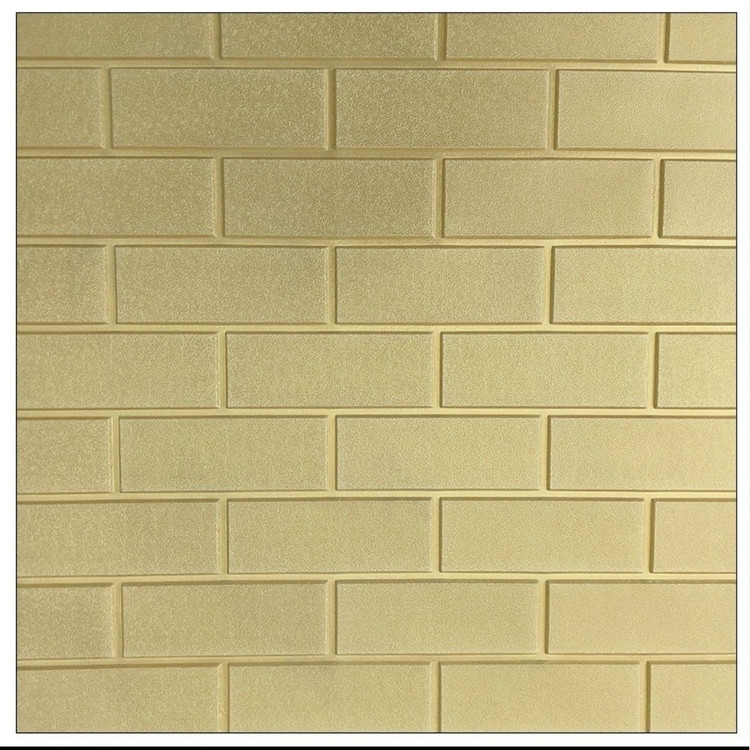 دیوارپوش فومی پشت چسبدار آجری تخت 70در70 cm ضخامت 6میل (پس کرایه)